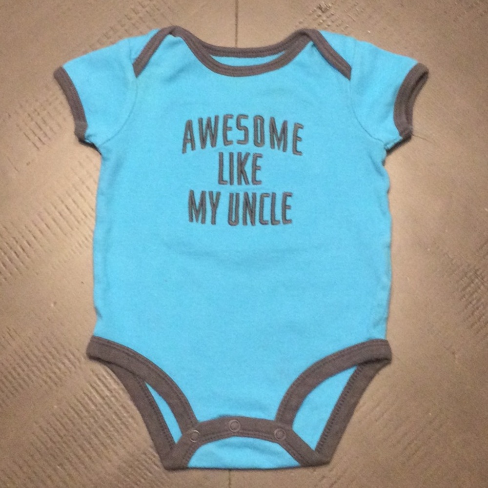 Carter’s Short Sleeve Onesie w/ Overlap Shoulder
